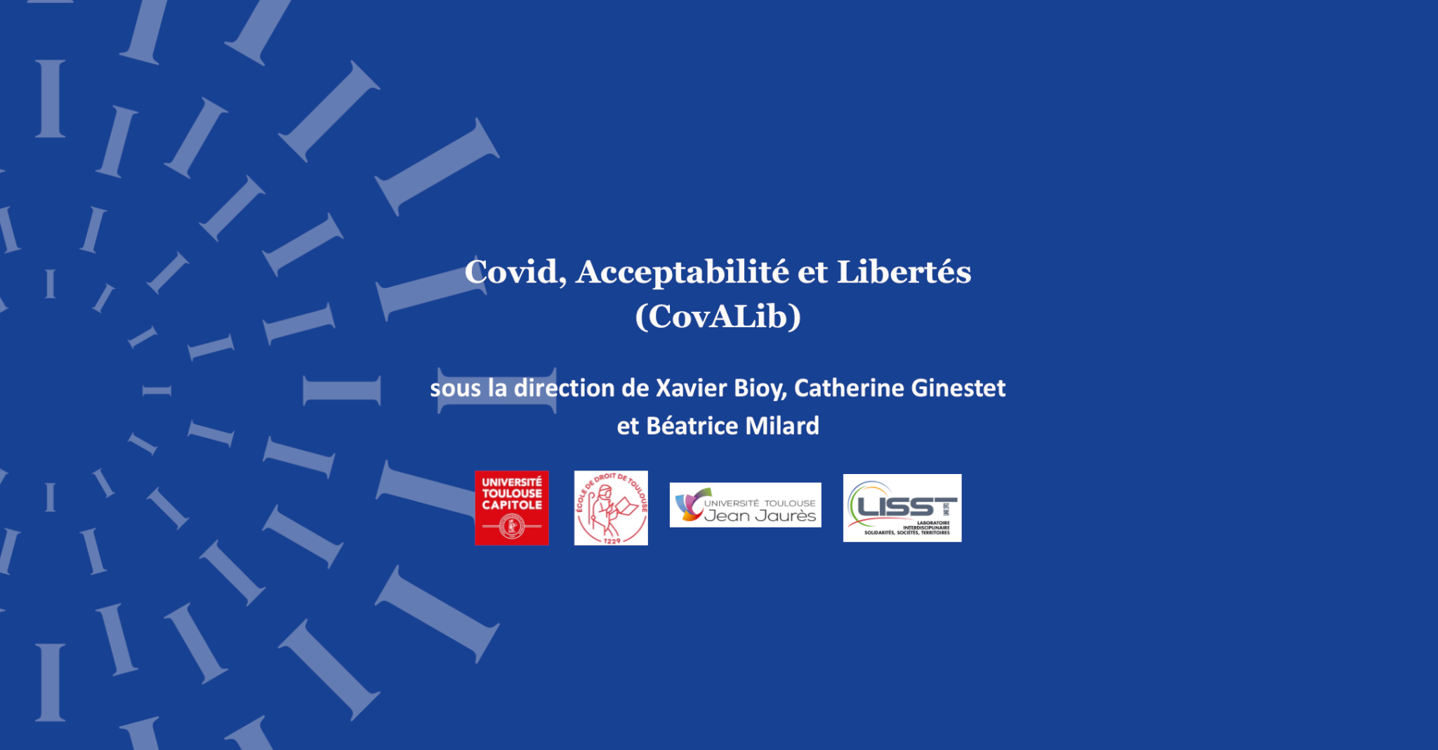 Nouveau rapport de recherches : Covid, Acceptabilité et Libertés (CovALib)